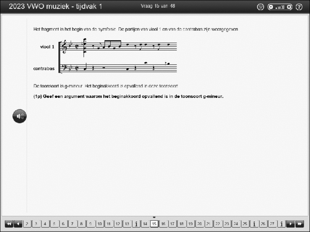 Opgaven examen VWO muziek 2023, tijdvak 1. Pagina 19