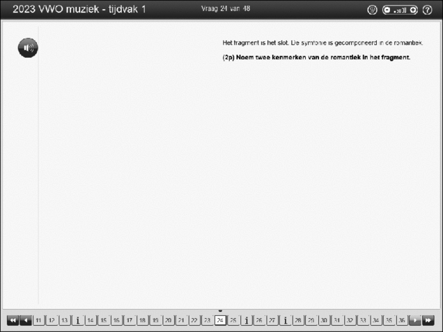 Opgaven examen VWO muziek 2023, tijdvak 1. Pagina 28