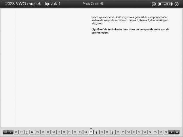 Opgaven examen VWO muziek 2023, tijdvak 1. Pagina 29