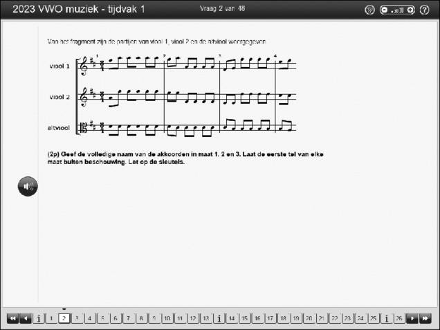 Opgaven examen VWO muziek 2023, tijdvak 1. Pagina 5