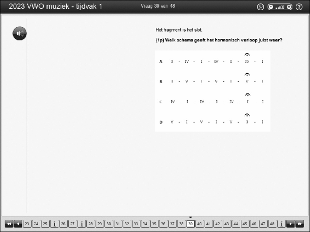 Opgaven examen VWO muziek 2023, tijdvak 1. Pagina 45