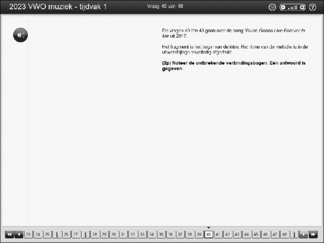 Opgaven examen VWO muziek 2023, tijdvak 1. Pagina 46