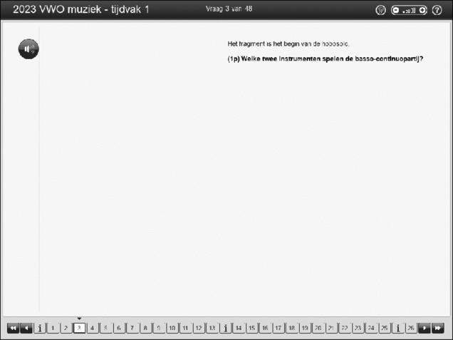 Opgaven examen VWO muziek 2023, tijdvak 1. Pagina 6
