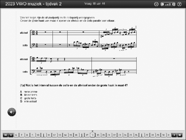 Opgaven examen VWO muziek 2023, tijdvak 2. Pagina 23