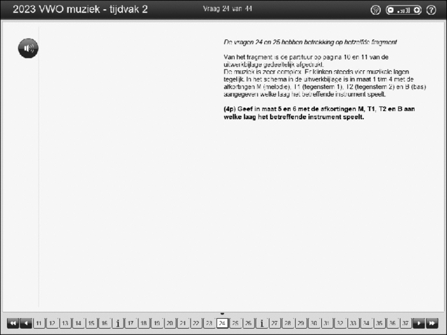 Opgaven examen VWO muziek 2023, tijdvak 2. Pagina 29