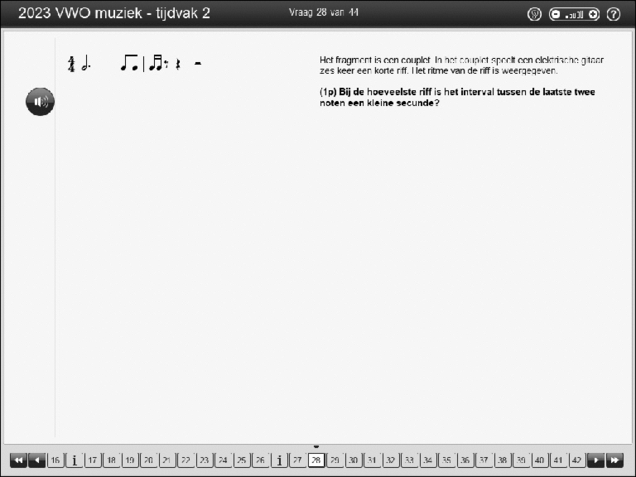 Opgaven examen VWO muziek 2023, tijdvak 2. Pagina 34