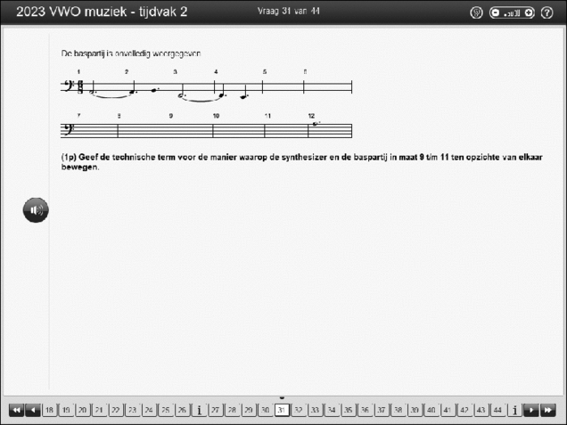 Opgaven examen VWO muziek 2023, tijdvak 2. Pagina 37