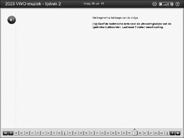 Opgaven examen VWO muziek 2023, tijdvak 2. Pagina 45