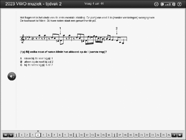 Opgaven examen VWO muziek 2023, tijdvak 2. Pagina 7
