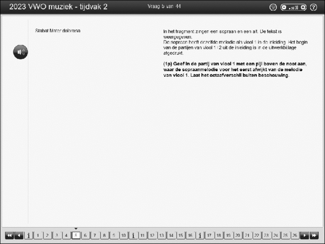 Opgaven examen VWO muziek 2023, tijdvak 2. Pagina 8
