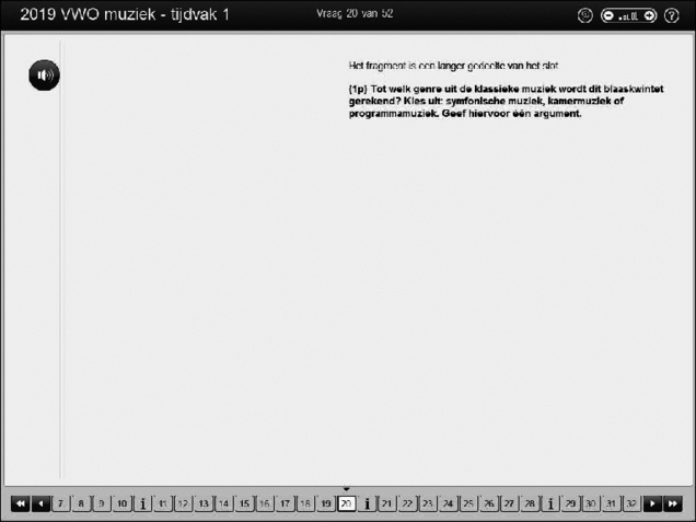 Opgaven examen VWO muziek 2019, tijdvak 1. Pagina 25