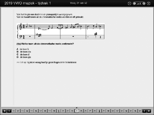Opgaven examen VWO muziek 2019, tijdvak 1. Pagina 30