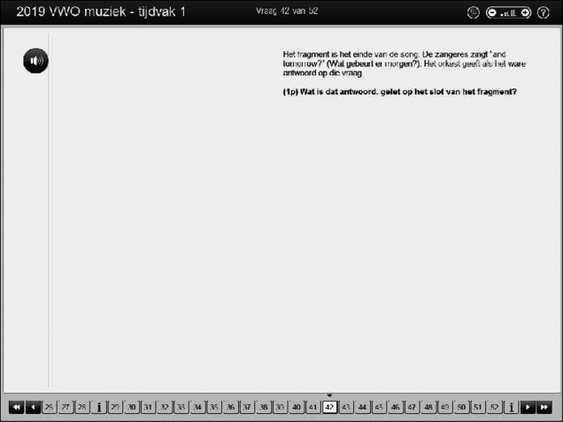 Opgaven examen VWO muziek 2019, tijdvak 1. Pagina 49