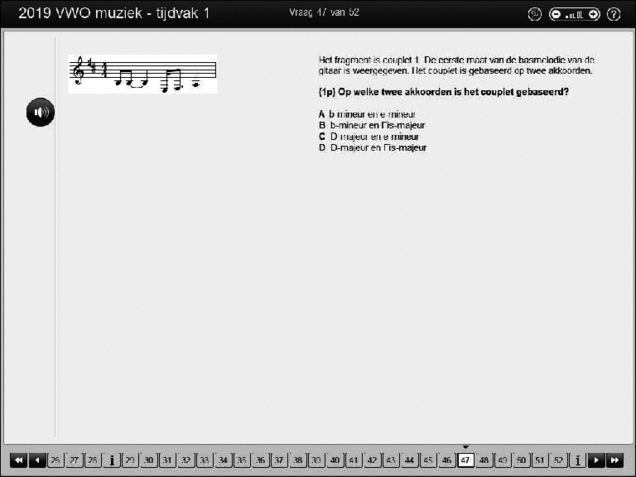 Opgaven examen VWO muziek 2019, tijdvak 1. Pagina 54