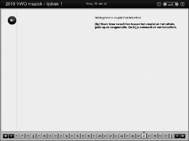 Opgaven examen VWO muziek 2019, tijdvak 1. Pagina 55