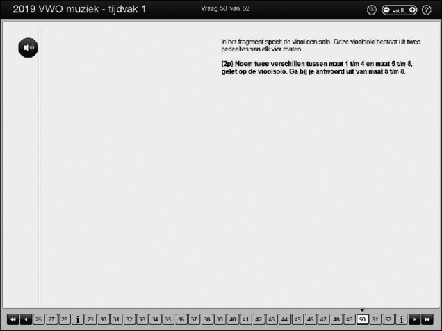 Opgaven examen VWO muziek 2019, tijdvak 1. Pagina 57