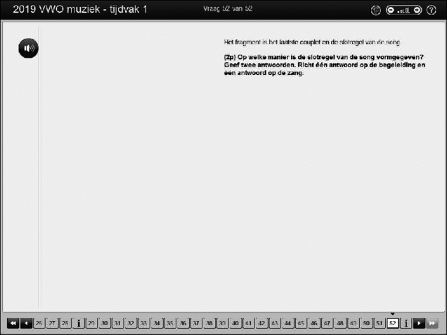 Opgaven examen VWO muziek 2019, tijdvak 1. Pagina 59