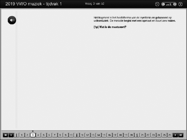 Opgaven examen VWO muziek 2019, tijdvak 1. Pagina 7