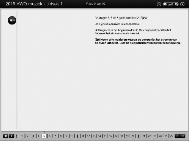 Opgaven examen VWO muziek 2019, tijdvak 1. Pagina 9