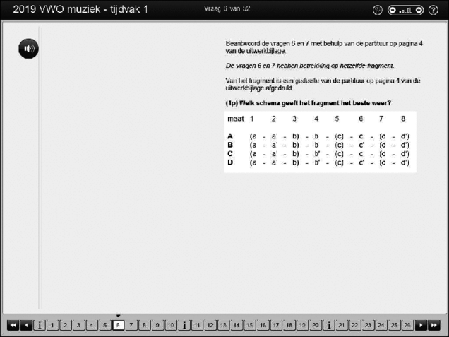 Opgaven examen VWO muziek 2019, tijdvak 1. Pagina 10