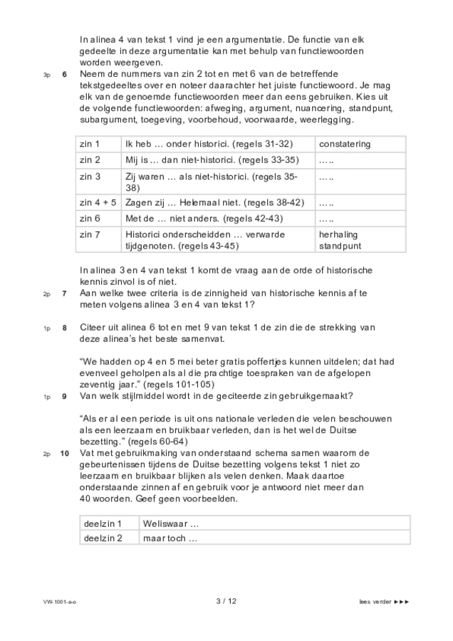 Opgaven examen VWO Nederlands 2021, tijdvak 1. Pagina 3