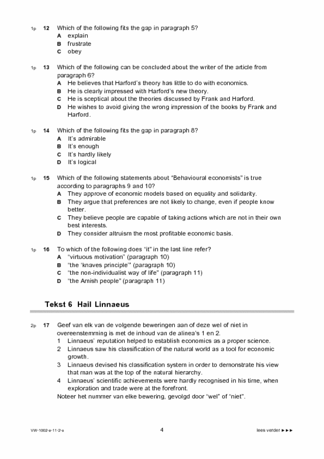 Opgaven examen VWO Engels 2011, tijdvak 2. Pagina 4