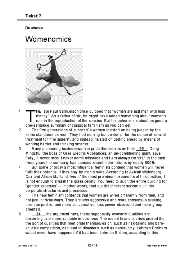 Bijlage examen VWO Engels 2018, tijdvak 1. Pagina 12