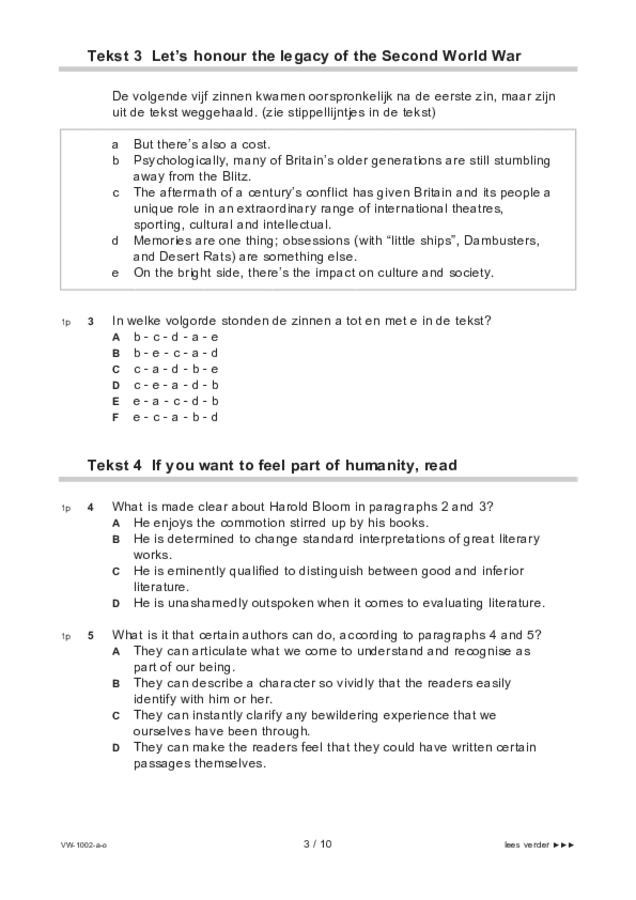 Opgaven examen VWO Engels 2022, tijdvak 3. Pagina 3