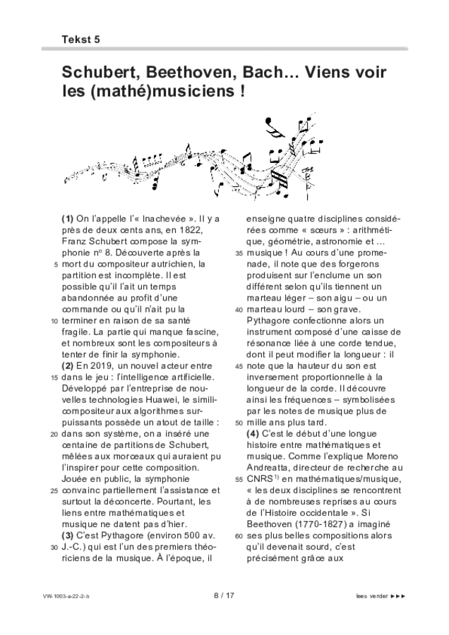 Bijlage examen VWO Frans 2022, tijdvak 2. Pagina 8