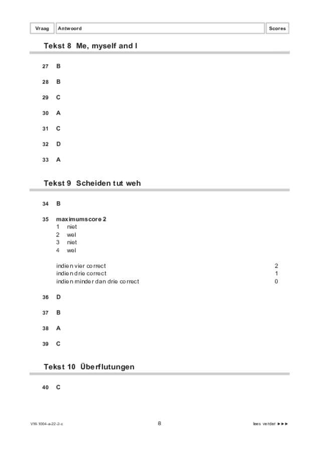 Correctievoorschrift examen VWO Duits 2022, tijdvak 2. Pagina 8