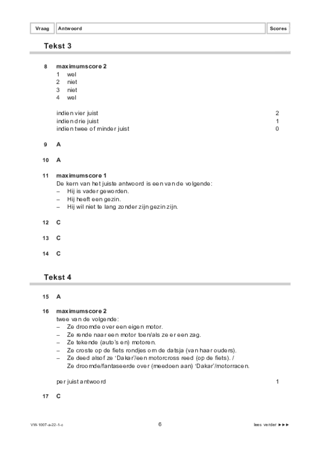 Correctievoorschrift examen VWO Russisch 2022, tijdvak 1. Pagina 6