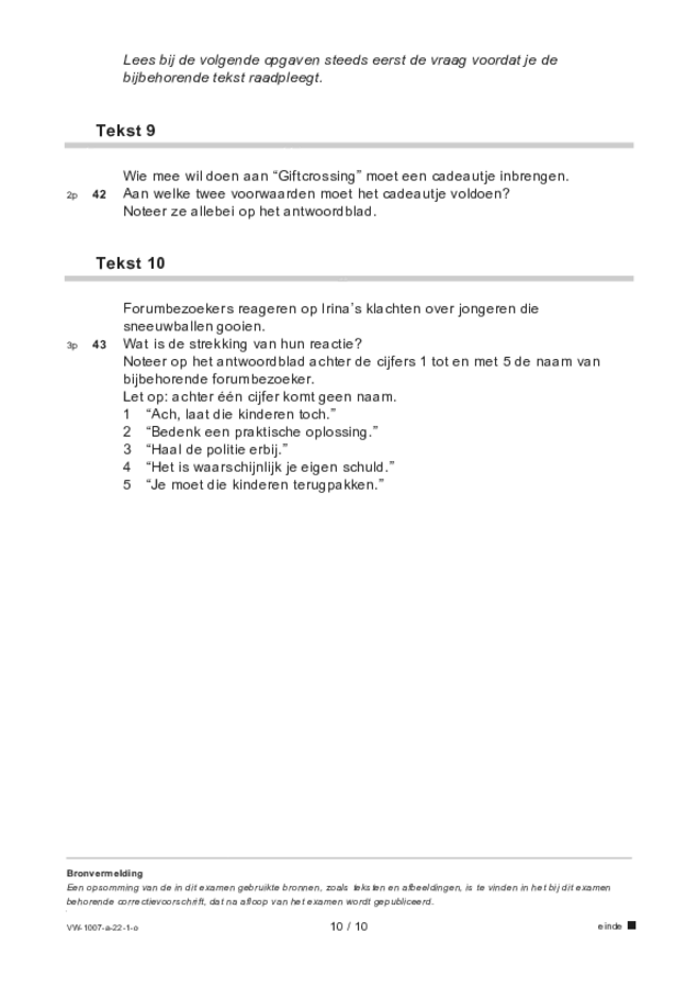 Opgaven examen VWO Russisch 2022, tijdvak 1. Pagina 10