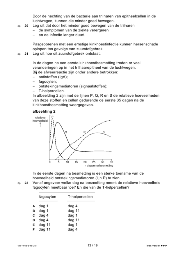 Opgaven examen VWO biologie 2015, tijdvak 2. Pagina 13