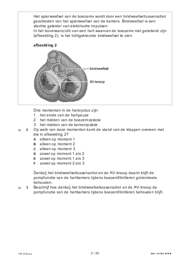 Opgaven examen VWO biologie 2021, tijdvak 1. Pagina 3