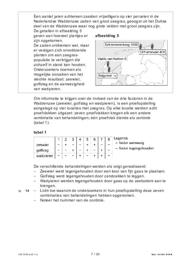 Opgaven examen VWO biologie 2022, tijdvak 1. Pagina 7