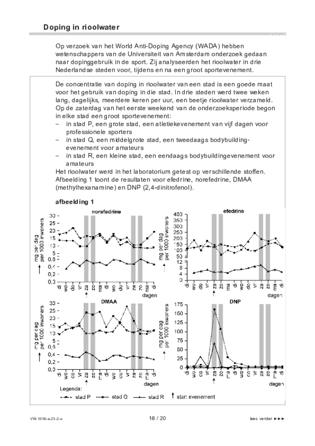 Opgaven examen VWO biologie 2023, tijdvak 2. Pagina 18