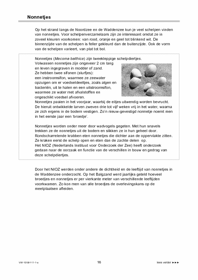 Opgaven examen VWO biologie 2011, tijdvak 1. Pagina 16