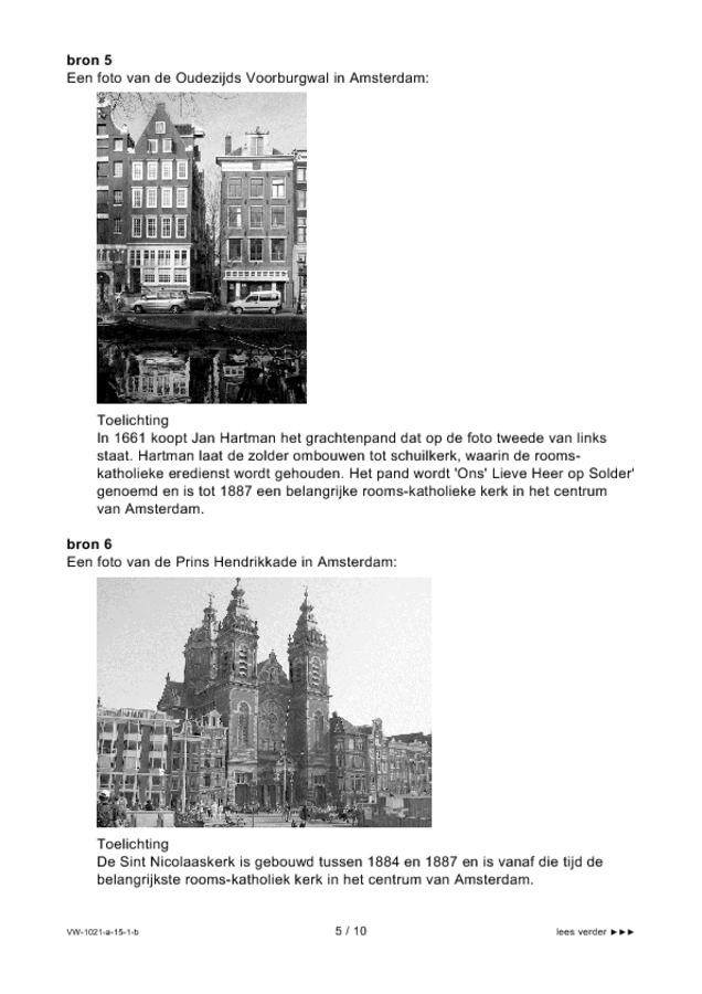 Bijlage examen VWO geschiedenis 2015, tijdvak 1. Pagina 5