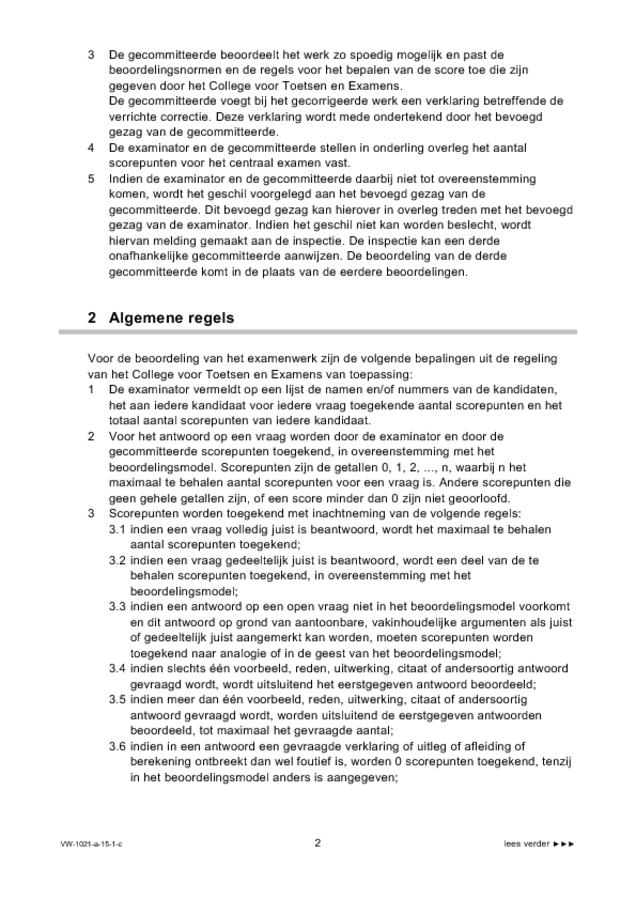 Correctievoorschrift examen VWO geschiedenis 2015, tijdvak 1. Pagina 2