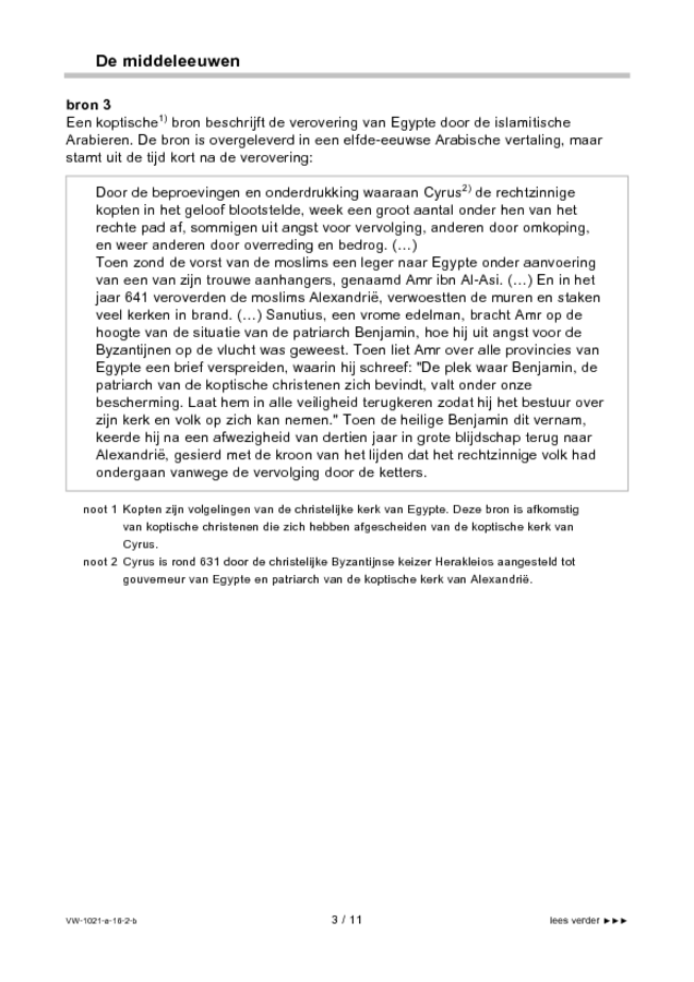 Bijlage examen VWO geschiedenis 2016, tijdvak 2. Pagina 3