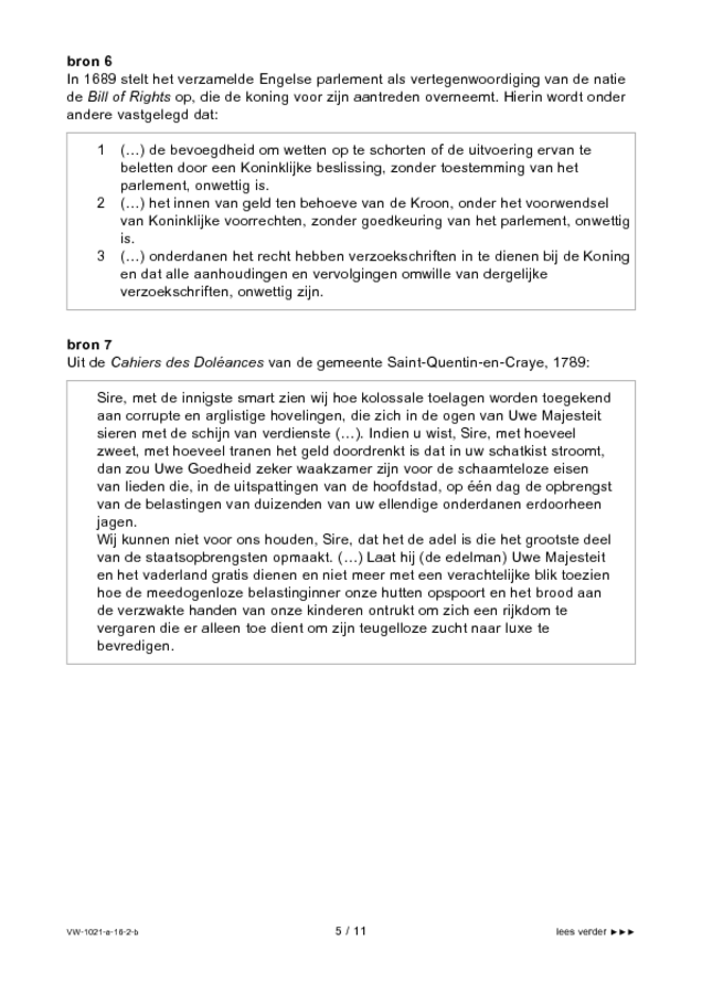 Bijlage examen VWO geschiedenis 2016, tijdvak 2. Pagina 5