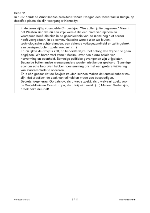 Bijlage examen VWO geschiedenis 2016, tijdvak 2. Pagina 9