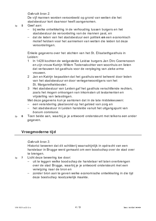 Opgaven examen VWO geschiedenis 2022, tijdvak 2. Pagina 4