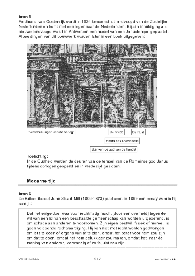Bijlage examen VWO geschiedenis 2022, tijdvak 2. Pagina 4
