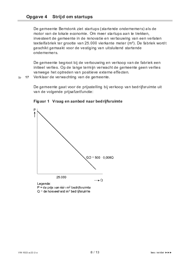 Opgaven examen VWO economie 2022, tijdvak 2. Pagina 8