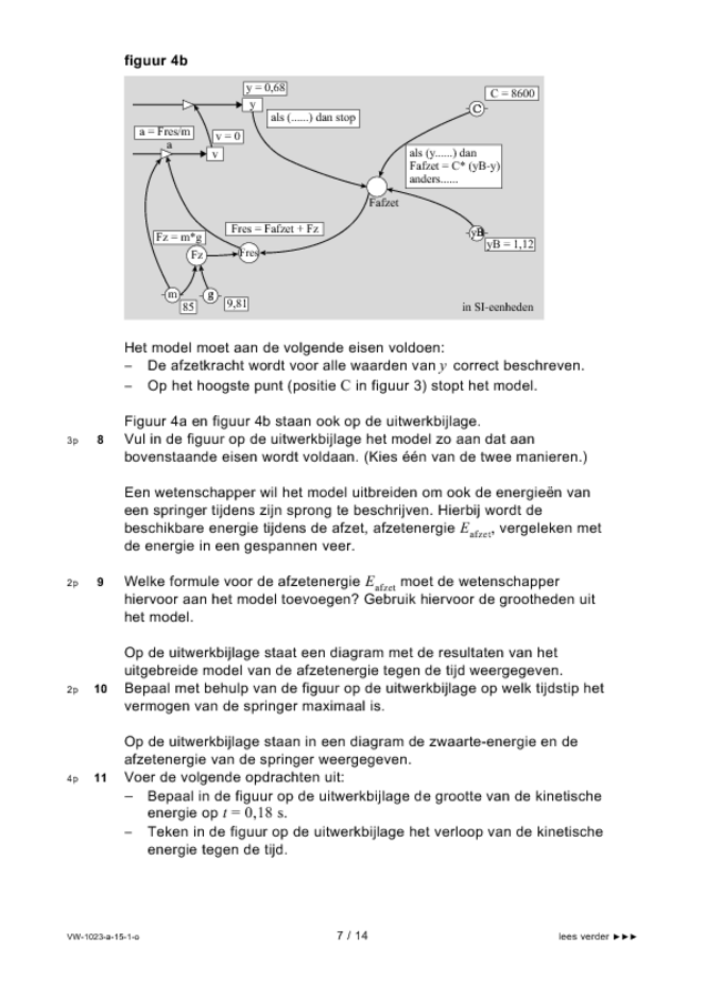 Opgaven examen VWO natuurkunde 2015, tijdvak 1. Pagina 7