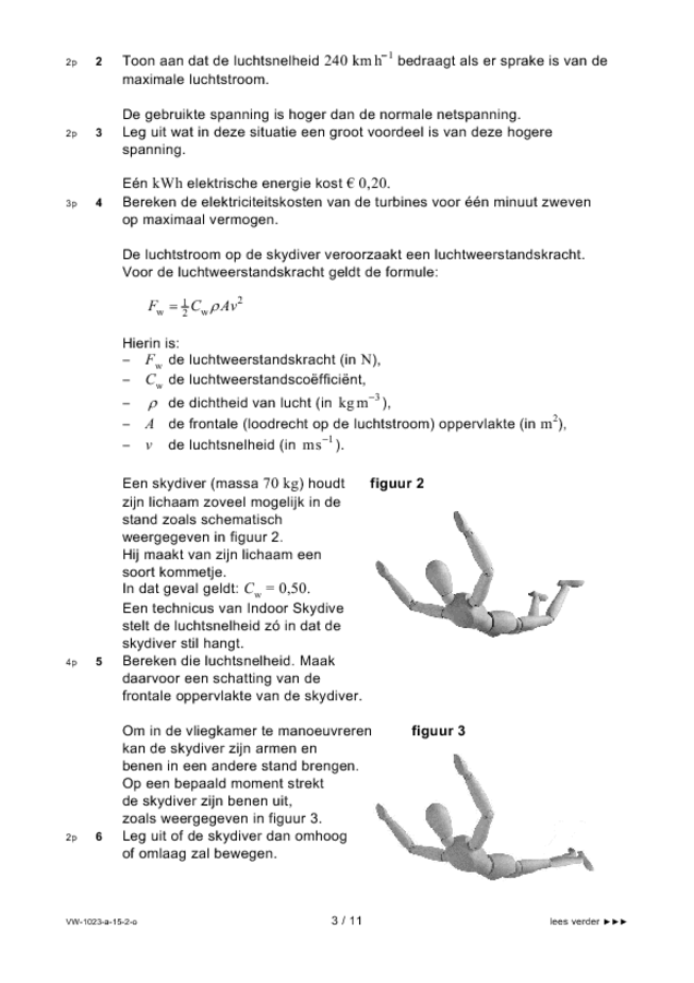 Opgaven examen VWO natuurkunde 2015, tijdvak 2. Pagina 3