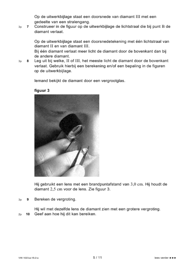 Opgaven examen VWO natuurkunde 2015, tijdvak 2. Pagina 5