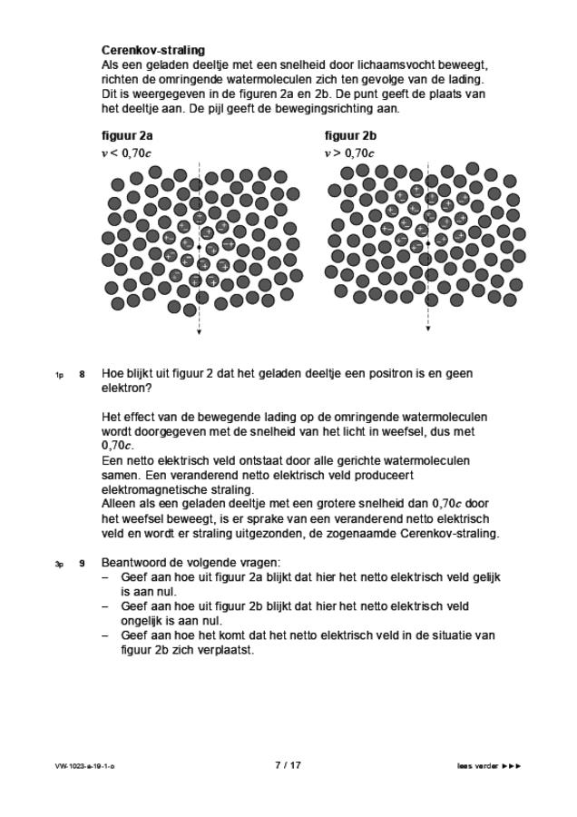 Opgaven examen VWO natuurkunde 2019, tijdvak 1. Pagina 7