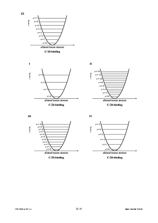 Uitwerkbijlage examen VWO natuurkunde 2019, tijdvak 1. Pagina 3